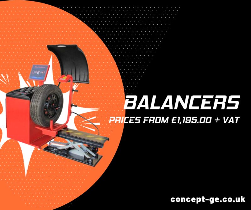 Wheel Balancers for Sale from £1,195 + VAT