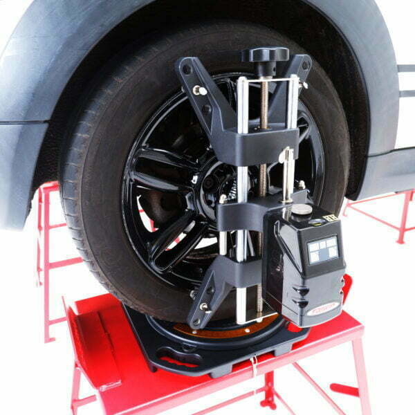 Wheel Aligner SharkEye Elegante 8CCD Computerised Wheel Alignment Machine on wheel from Concept Garage Equipment