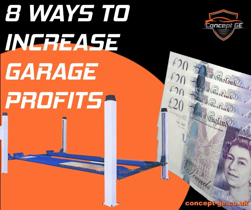 8 Ways to increase garage profits with Concept Garage Equipment