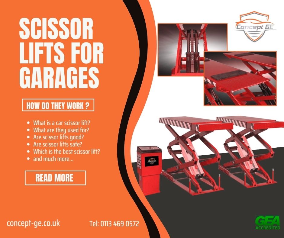 Scissor Lifts for Garages from Concept Garage Equipment
