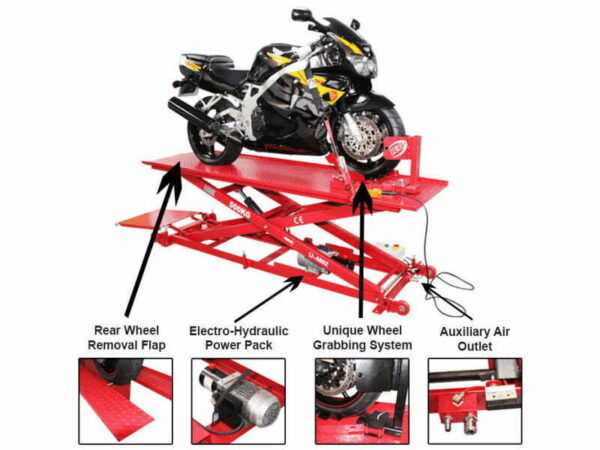 Motorcycle Lift Table Eurotek BL500 from Concept Garage Equipment