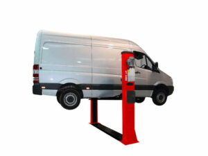 2 Post Lift 5 Tonne Eurotek UT50 Van Lift with Van from Concept Garage Equipment