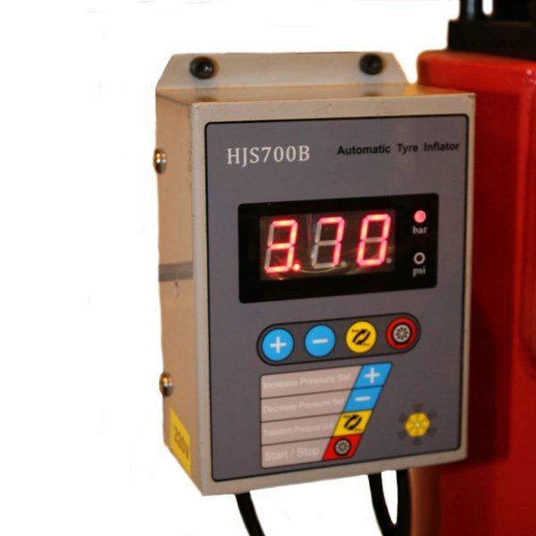 Tyre Changer Semi Automatic Eurotek Pro Fit 3000 digital tyre inflator from Concept Garage Equipment