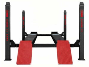 4 Post Lift with Wheel Alignment Platforms