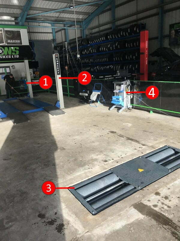 MOT Bay Completed by Concept Garage Equipment