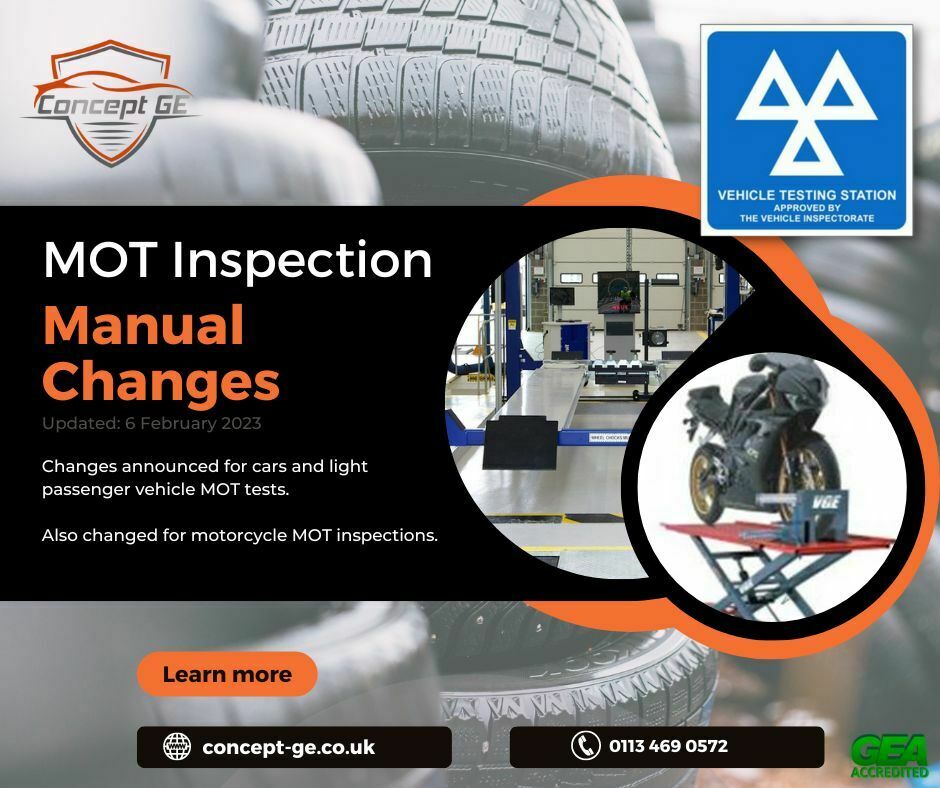 MOT Inspection changes 20230206