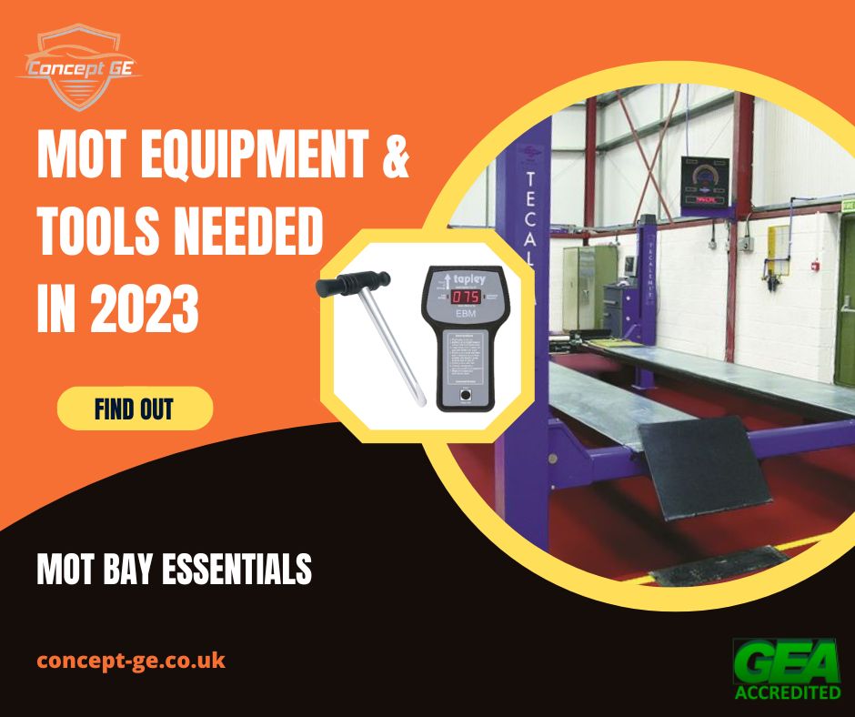 MOT Equipment and Tools required in 2023