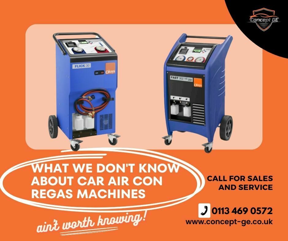 Learn about Car Air Con Regas Machines with Concept Garage Equipment