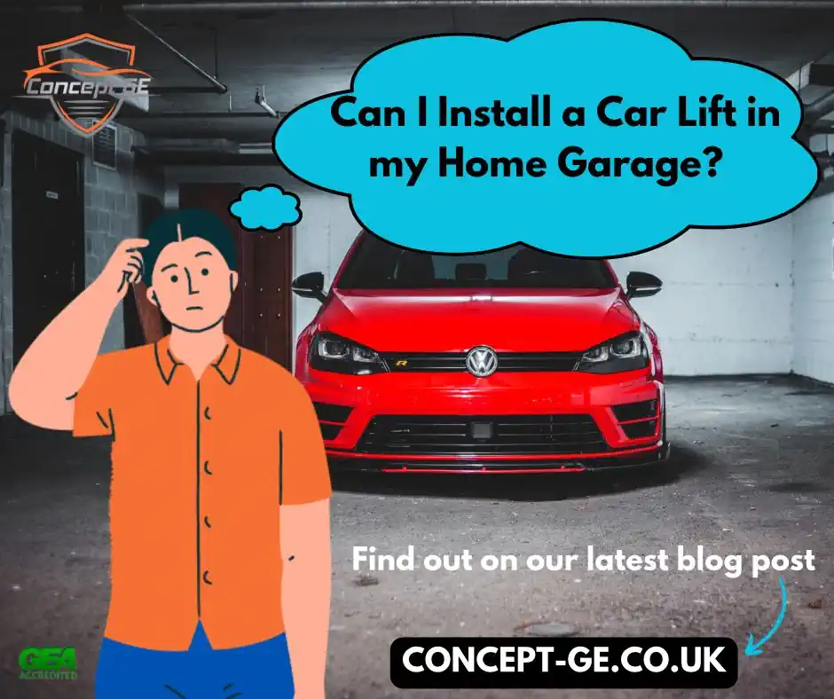 Can I install a car lift in my home garage?
