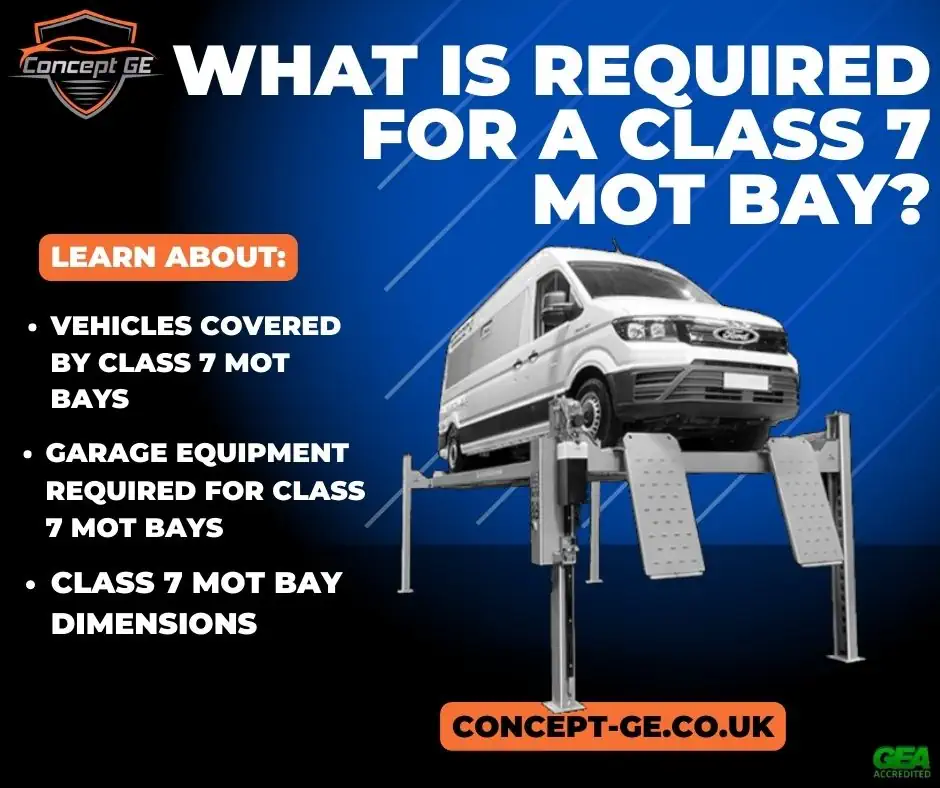 What is required for a class 7 mot bay?