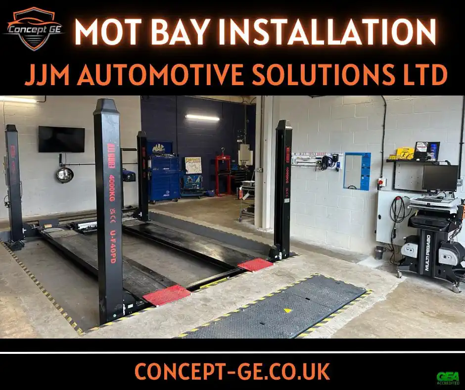 MOT Bay installation JJM Automotive solutions LTD in Mansfield