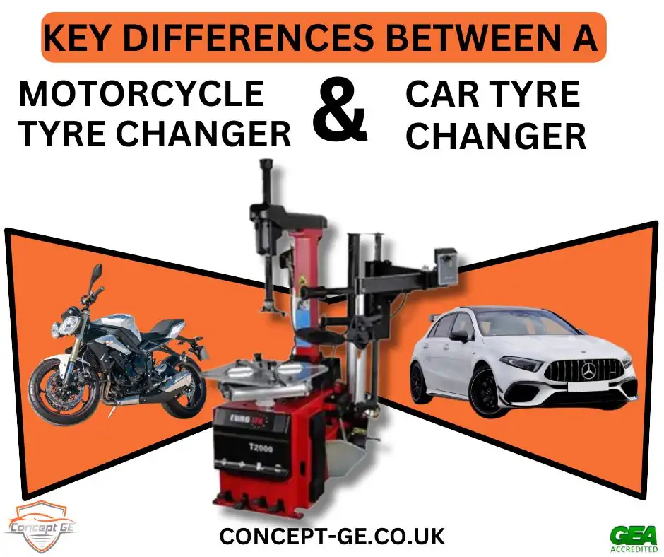 Differences between Car Tyre Changer and Motorcycle Tyre Changer