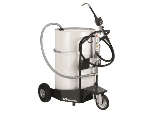 Oil Dispenser SAMOA Pumpmaster 2 Air Operated Trolley Mounted with bracket
