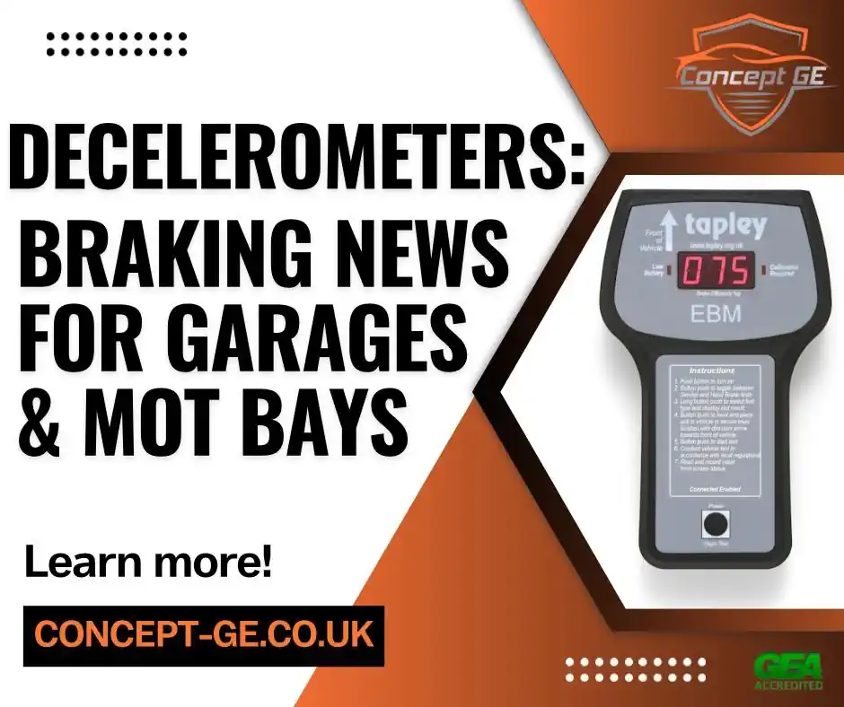 Decelerometers for Garages and MOT Bays