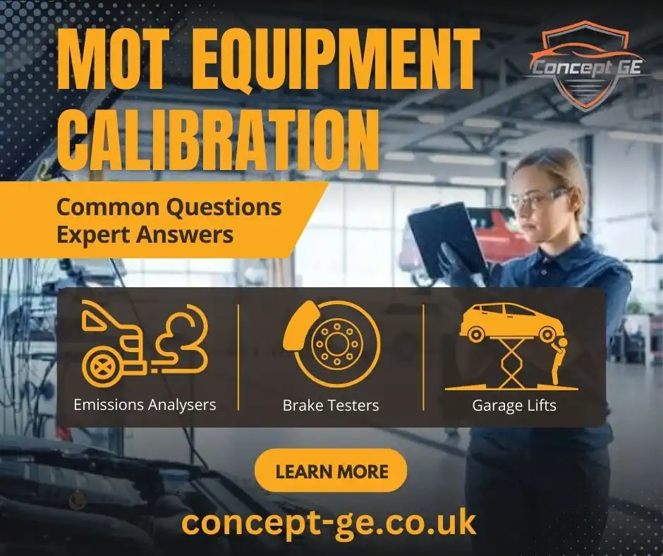 MOT Equipment Calibration for Garages