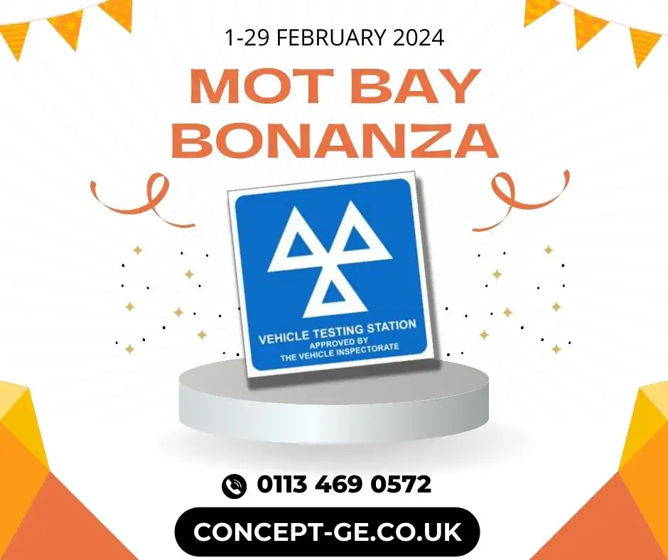 Concept Garage Equipment’s February MOT Bay Bonanza!