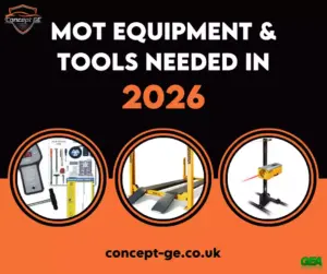 MOT equipment & MOT tools needed in 2026