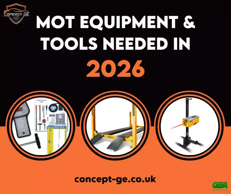 MOT equipment & MOT tools needed in 2026