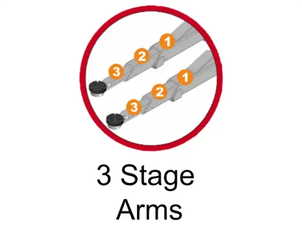 2 Post Car Lift UT40E with 3 Stage Arms