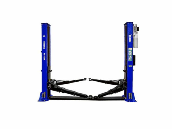 2 Post Lift 5 Tonne Eurotek UT50 Van Lift Blue from Concept Garage Equipment