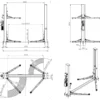 2 Post Lift C42M dimensions
