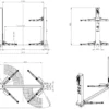 2-Post-Lift-C52E-dimensions 2 Post Lift 5 Tonne C52E with Automatic Release. 1 or 3 Phase
