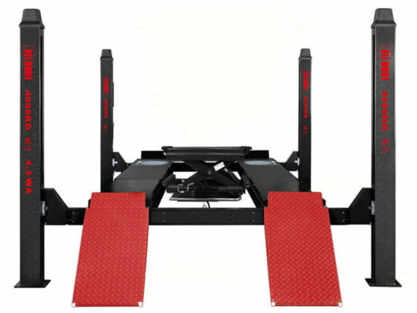 4 Post Lift service lift wheel alignment platform with Jacking Beam by Concept Garage Equipment