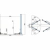 4 tonne 2 post car lift CGE-EE-6254E measurements from Concept Garage Equipment