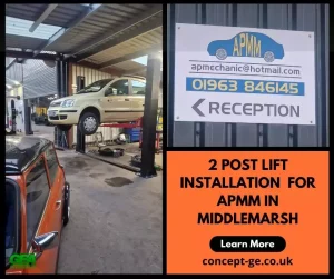 APMM Middlemarsh UT40 Eco 2 Post Lift Install