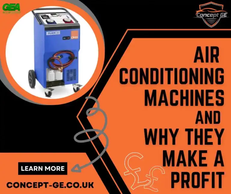 Air Conditioning Machines and Why They Make a Profit by Concept Garage Equipment