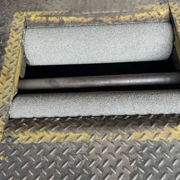 Roller Brake Tester Re-Gritting After Regritting 1