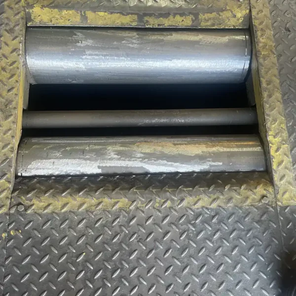 Roller Brake Tester Re-Gritting During Regritting