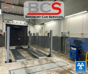 Bredbury Car Services BCS Stockport MOT Bay installation December 2022