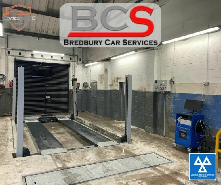Bredbury Car Services BCS Stockport MOT Bay installation December 2022