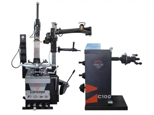 C100 Wheel Balancer & C222 Tyre Changer Package