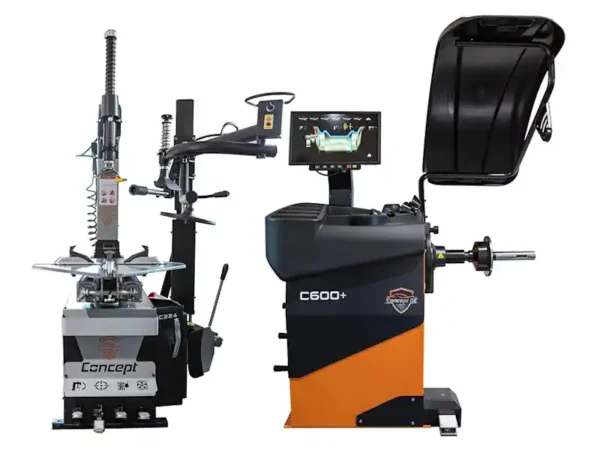 Premium Package 1 including C224 tyre changer and C600+ wheel balancer