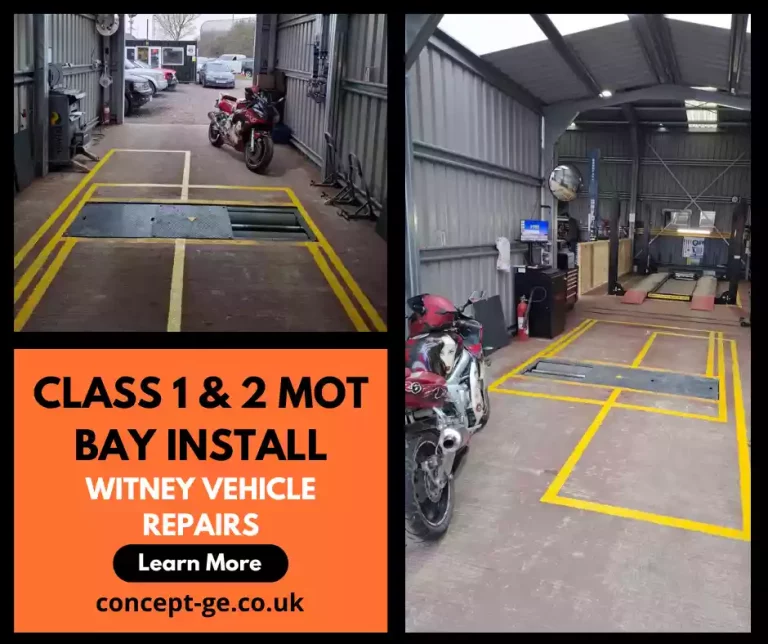 Class 1 & 2 MOT Bay installation for Witney Vehicle Repairs