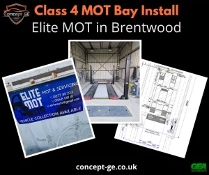 Class 4 MOT Bay Install for Elite MOT in Brentwood