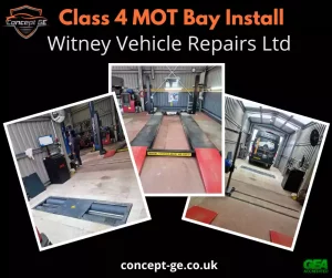 Class 4 MOT Bay Install for Witney Vehicle Repairs Ltd