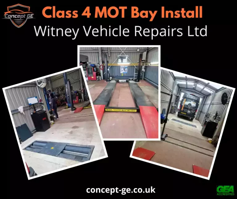 Class 4 MOT Bay Install for Witney Vehicle Repairs Ltd