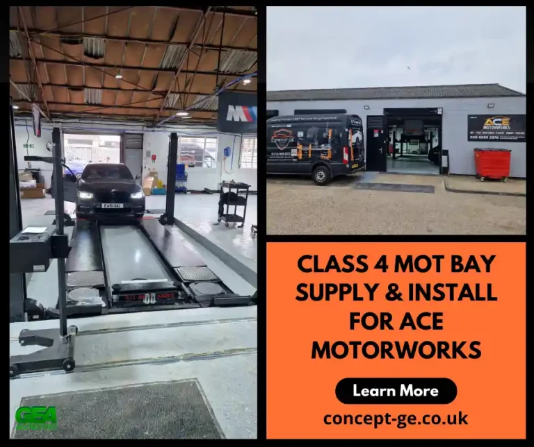Class 4 MOT Bay for ACE MOTORWORKS in Barking