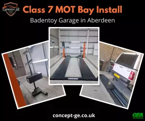Class 7 MOT Bay Install for Badentoy Garage in Aberdeen