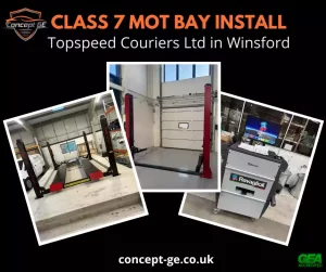 Class 7 MOT Bay Install for Topspeed Couriers in Winsford
