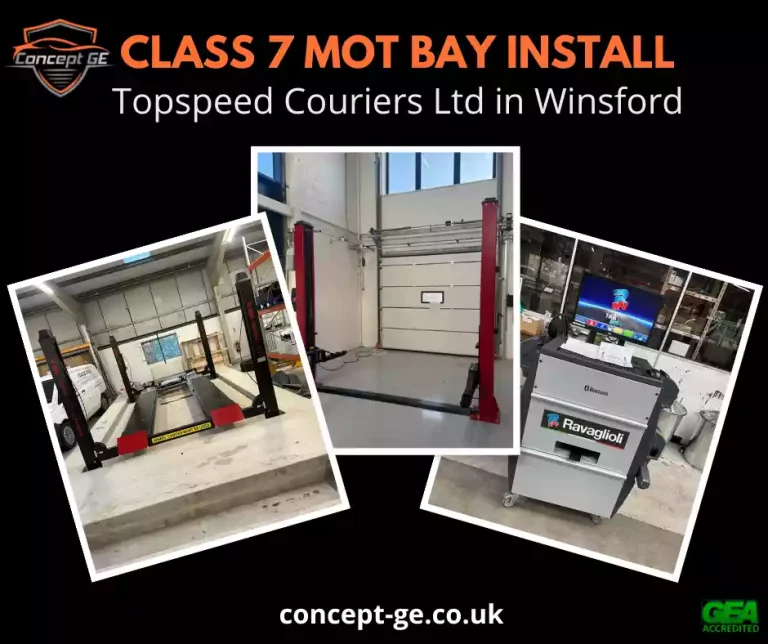 Class 7 MOT Bay Install for Topspeed Couriers in Winsford