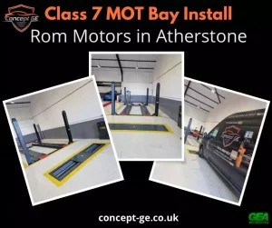 Class 7 MOT Bay install for Rom Motors in Atherstone