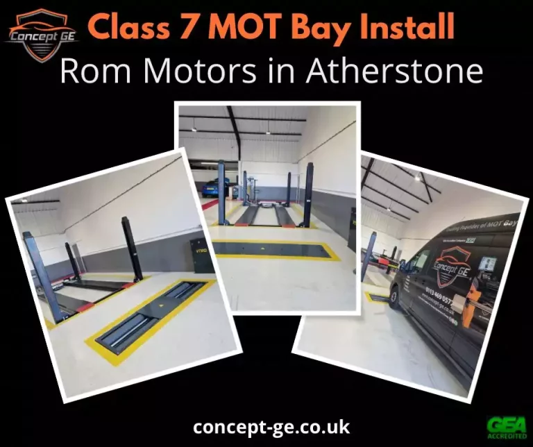 Class 7 MOT Bay install for Rom Motors in Atherstone