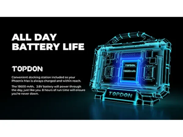 Diagnostic Scanner Tool - TOPDON Phoenix Max Lite all day battery