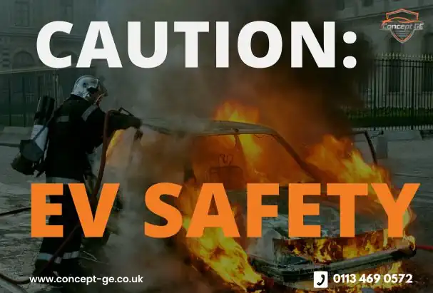 EV Fire Safety and use of EV Fire Blankets by Concept Garage Equipment