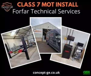 Forfar Technical Services Class 7 MOT Bay install