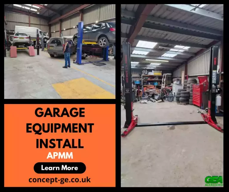 Garage equipment installation for APMM in Middlemarsh